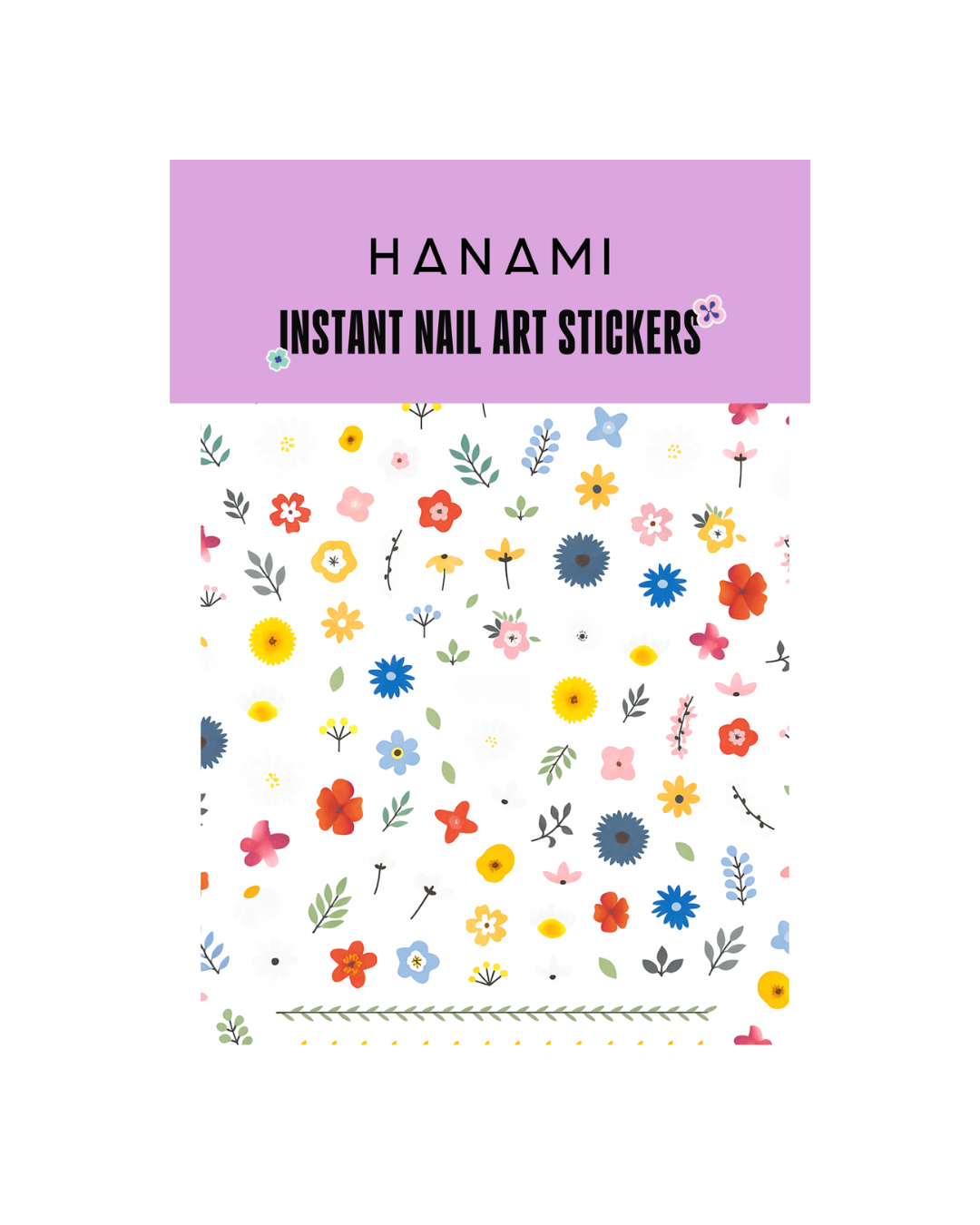 Nail Sticker Meadow Flowers