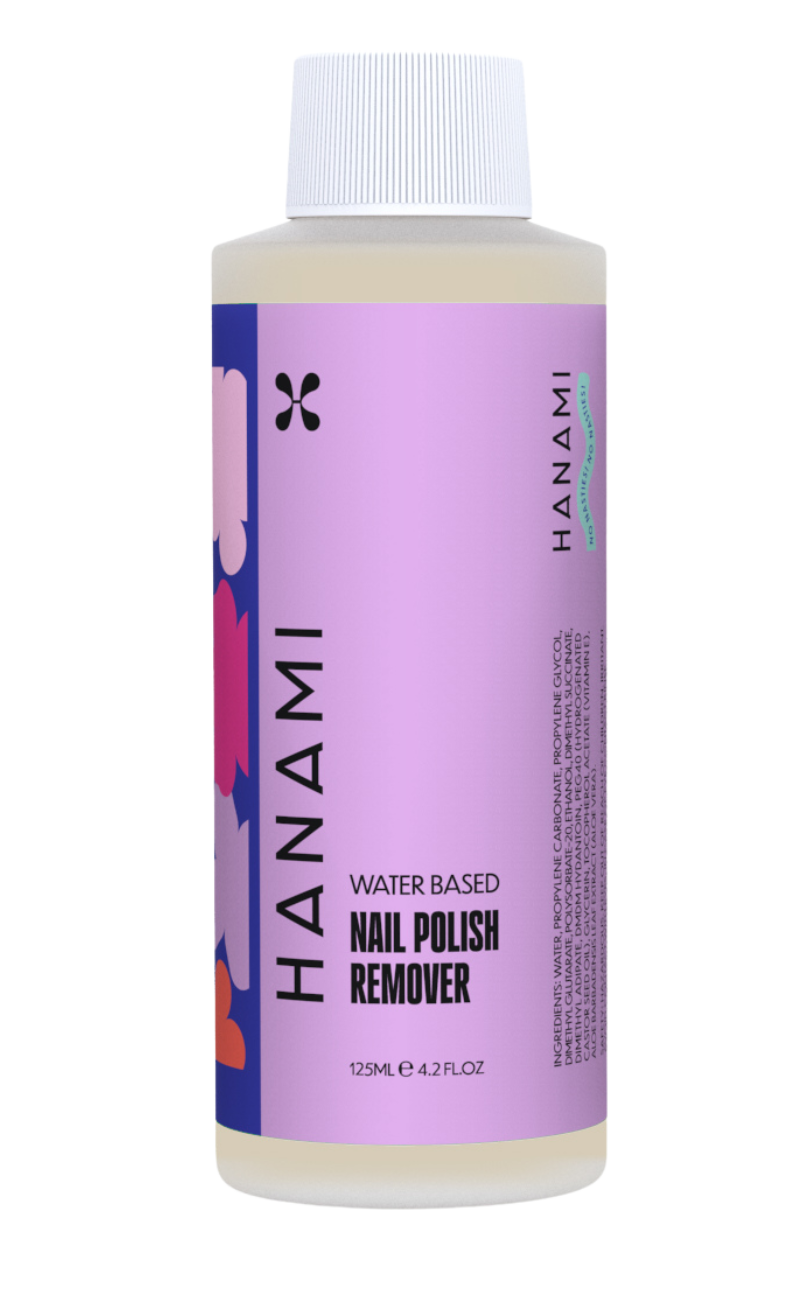 Water Based  Nail Polish Remover 125ml (unscented)