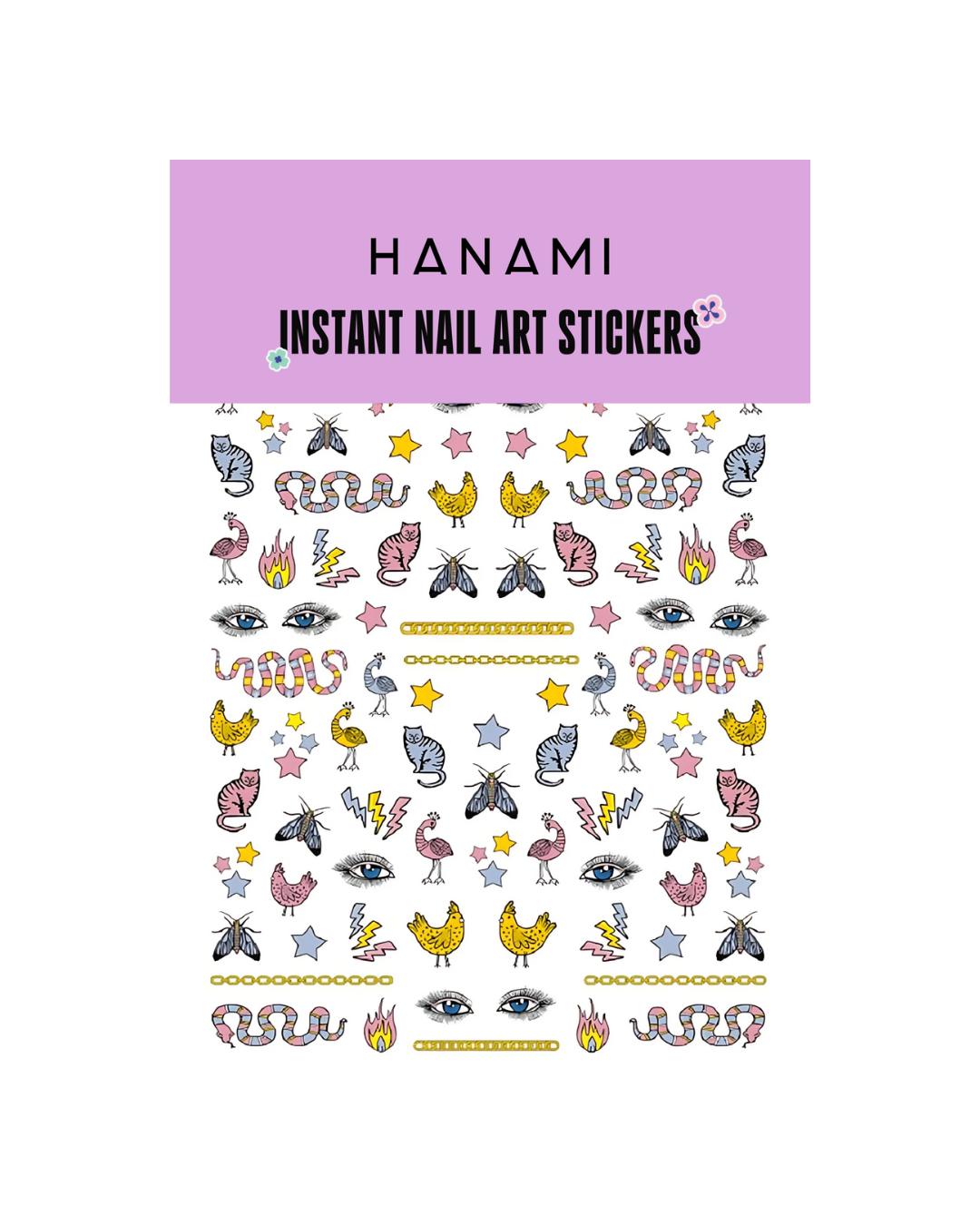 Nail Stickers Snake Eyes