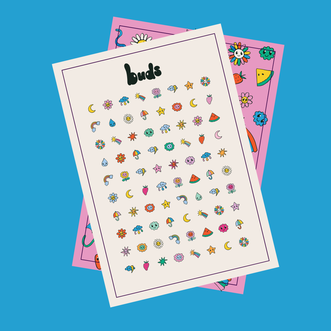 Buds Nail Stickers - Weather