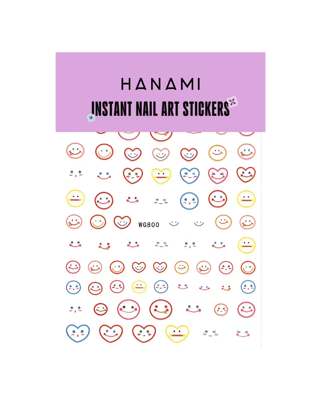 Nail Stickers Smiley Faces