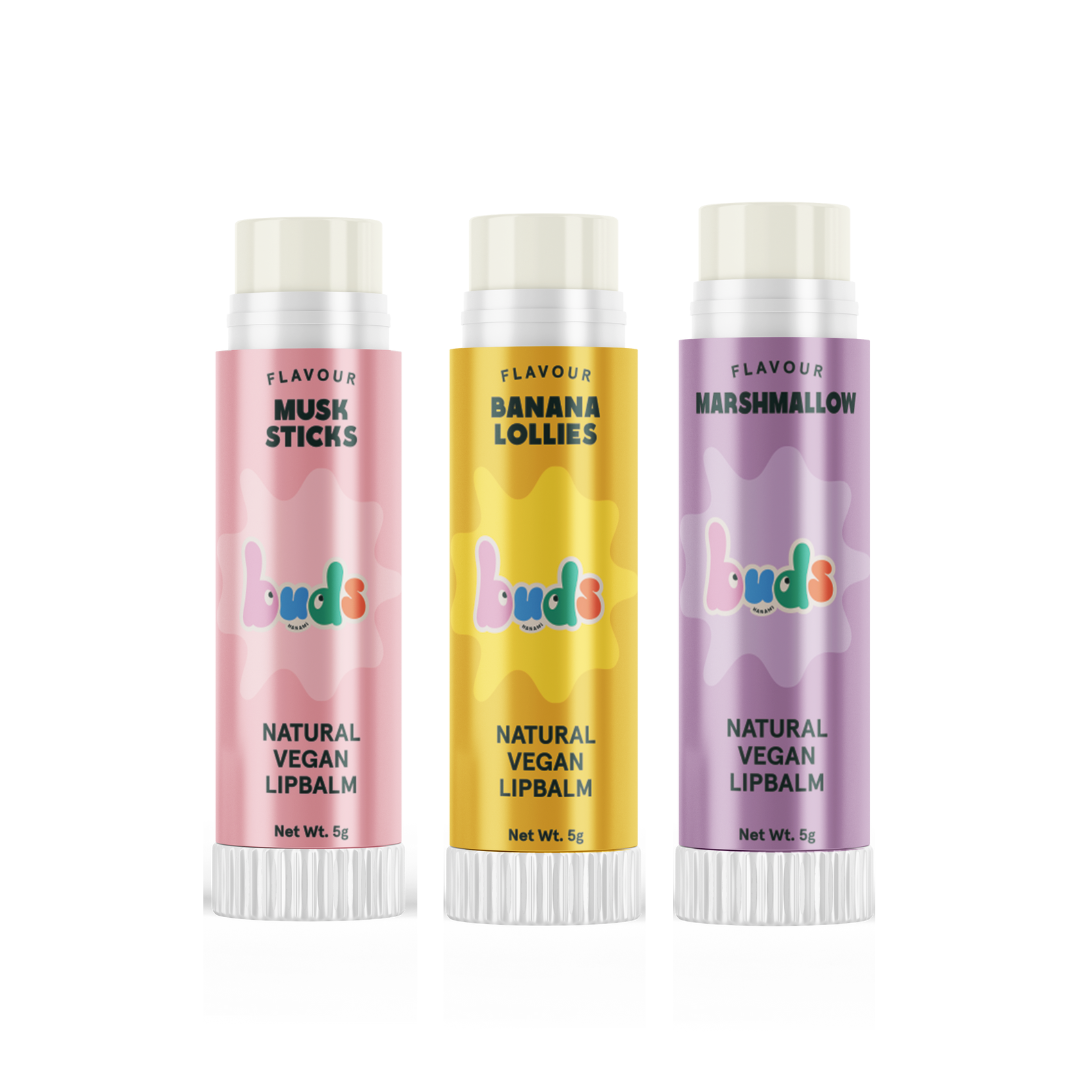 Buds Lip Balm - Mixed Lollies Trio