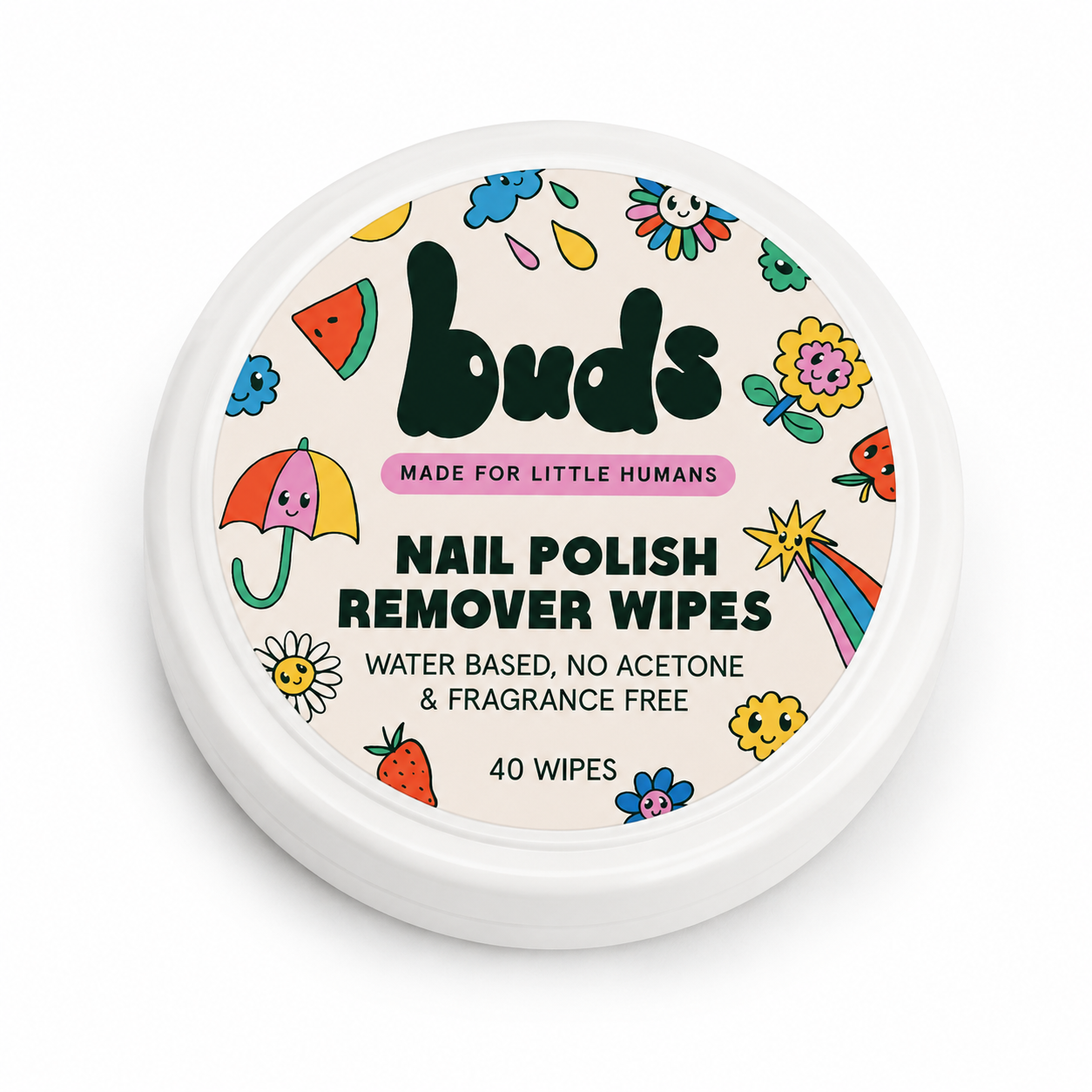 Buds Water Based Nail Polish Remover
