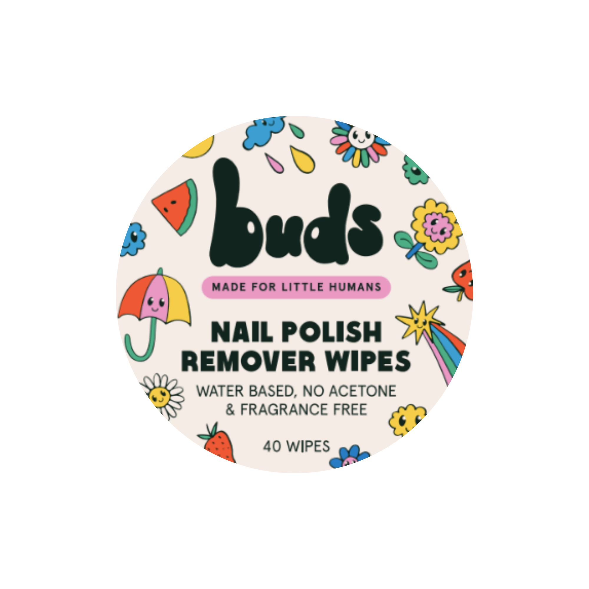 Buds Water Based Nail Polish Remover